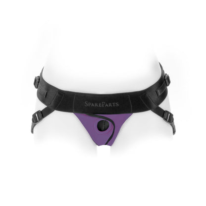 SPAREPARTS JOQUE COVER UNDERWR HARNESS PURPLE (DOUBLE STRAP) SIZE A NYLON