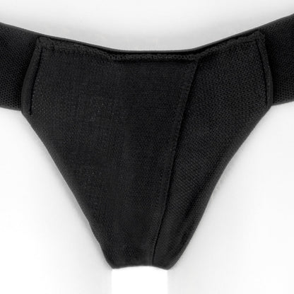 SPAREPARTS THEO COVER UNDERWEAR HARNESS BLACK (SINGLE STRAP) SIZE B NYLON