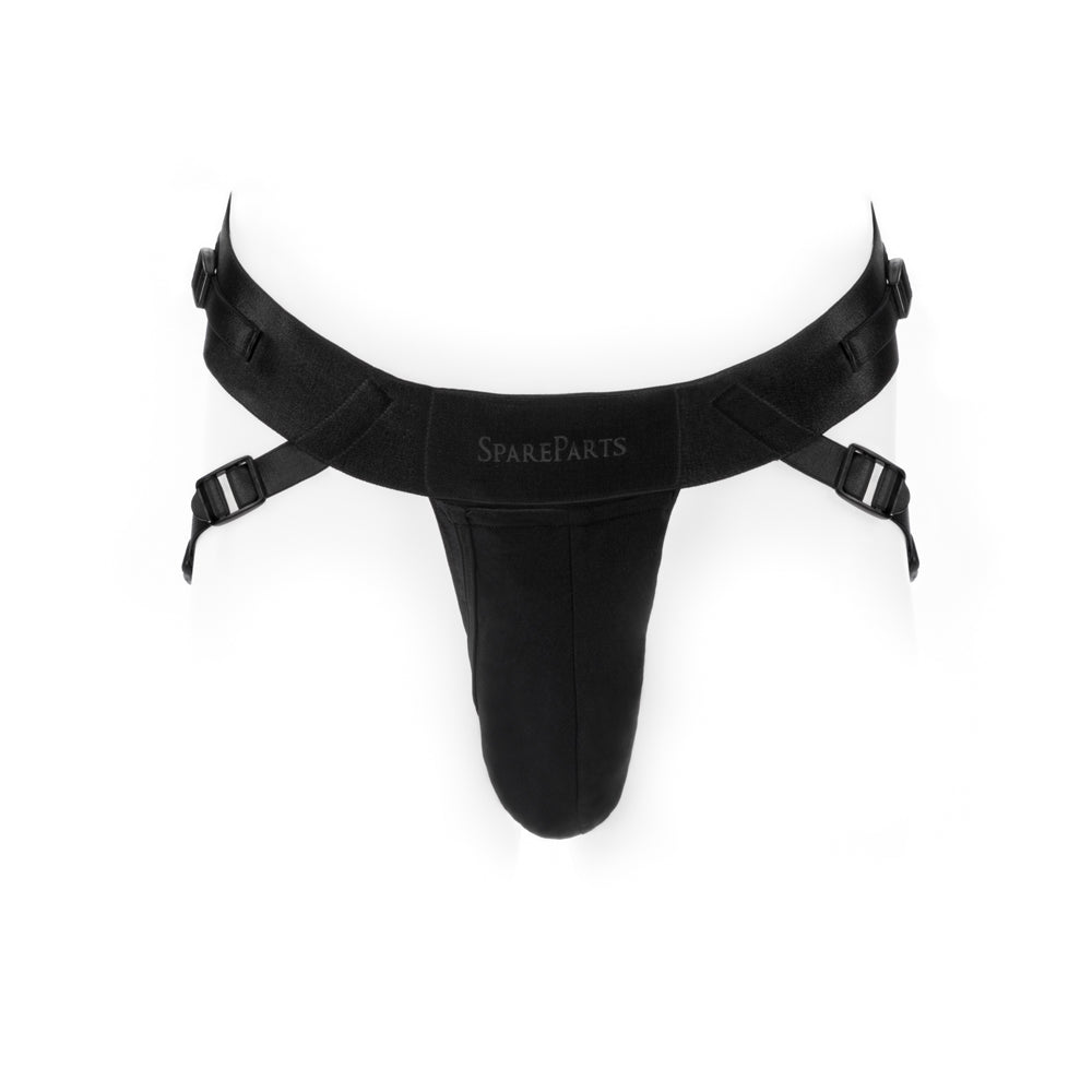 SPAREPARTS DEUCE COVER UNDERWEAR HARNESS BLACK (DOUBLE STRAP) SIZE A NYLON