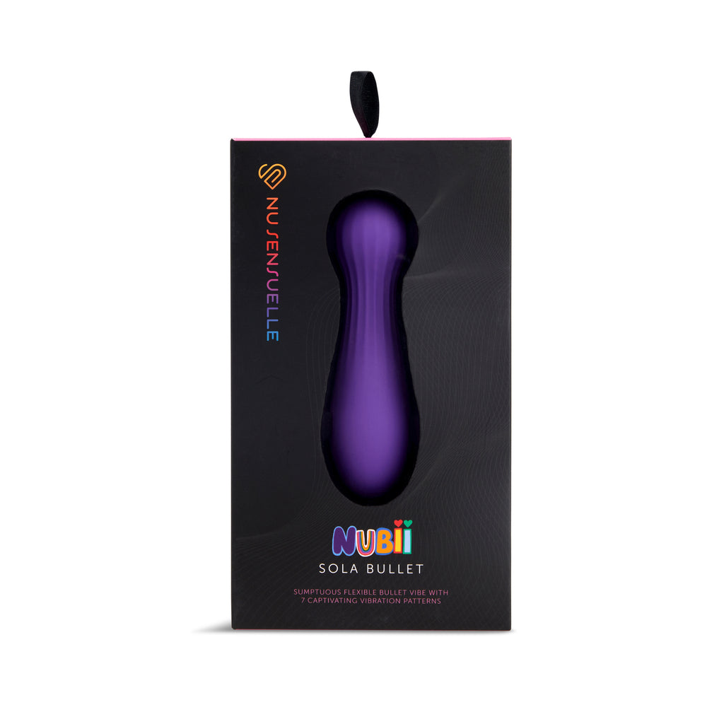 NU SENSUELLE SOLA NUBII FLEXIBLE BULLET PURPLE