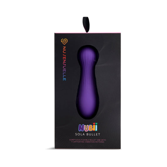 NU SENSUELLE SOLA NUBII FLEXIBLE BULLET PURPLE