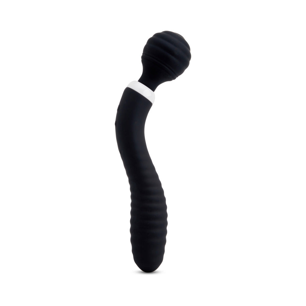 NU SENSUELLE LOLLY NUBII DOUBLE-ENDED FLEXIBLE WAND BLACK