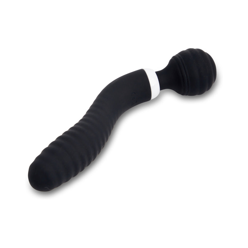NU SENSUELLE LOLLY NUBII DOUBLE-ENDED FLEXIBLE WAND BLACK