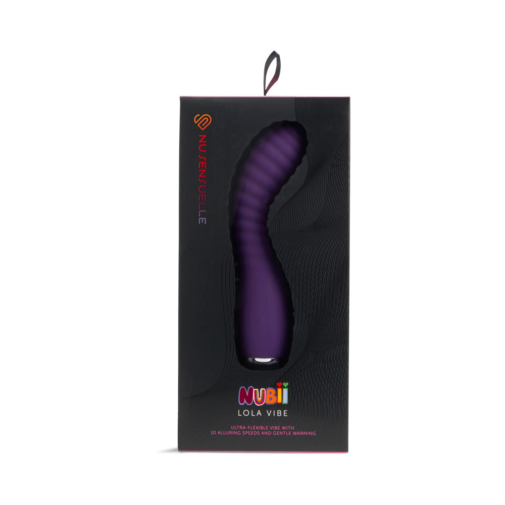 NU SENSUELLE LOLA NUBII FLEXIBLE WARMING VIBE PURPLE