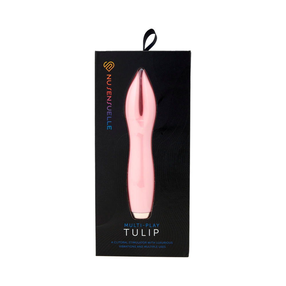NU SENSUELLE TULIP MULTI-PLAY STIMULATOR MILLENNIAL PINK