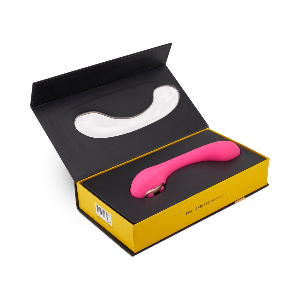 NU SENSUELLE LIBI XLR8 FLEXIBLE G-SPOT VIBE DEEP PINK