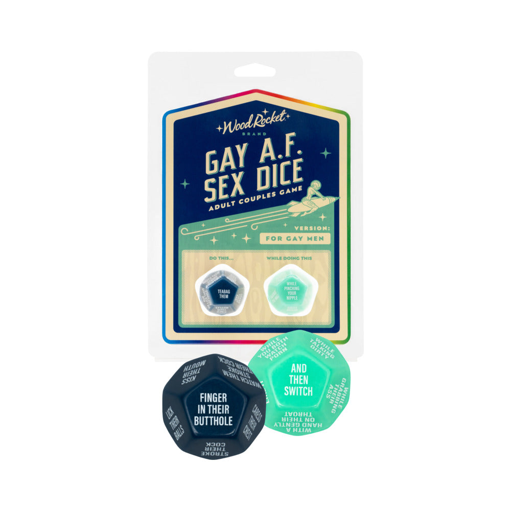 WOOD ROCKET - GAY AF SEX DICE: GAY MEN