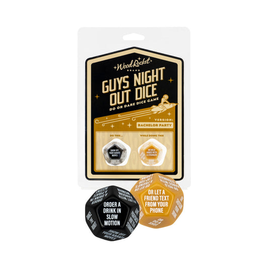 WOOD ROCKET - GUYS NIGHT OUT DICE: BACHELOR PARTY