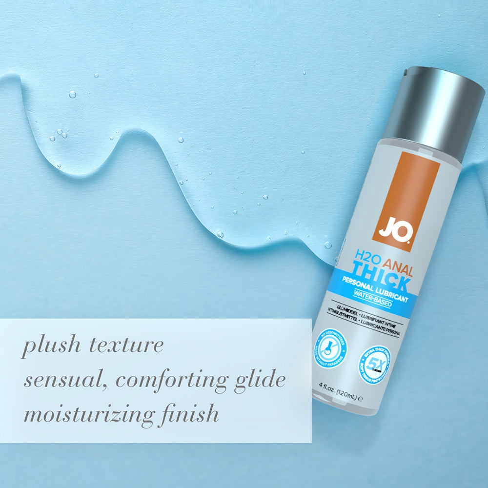 JO H2O ANAL THICK WATER-BASED LUBRICANT 4 OZ.