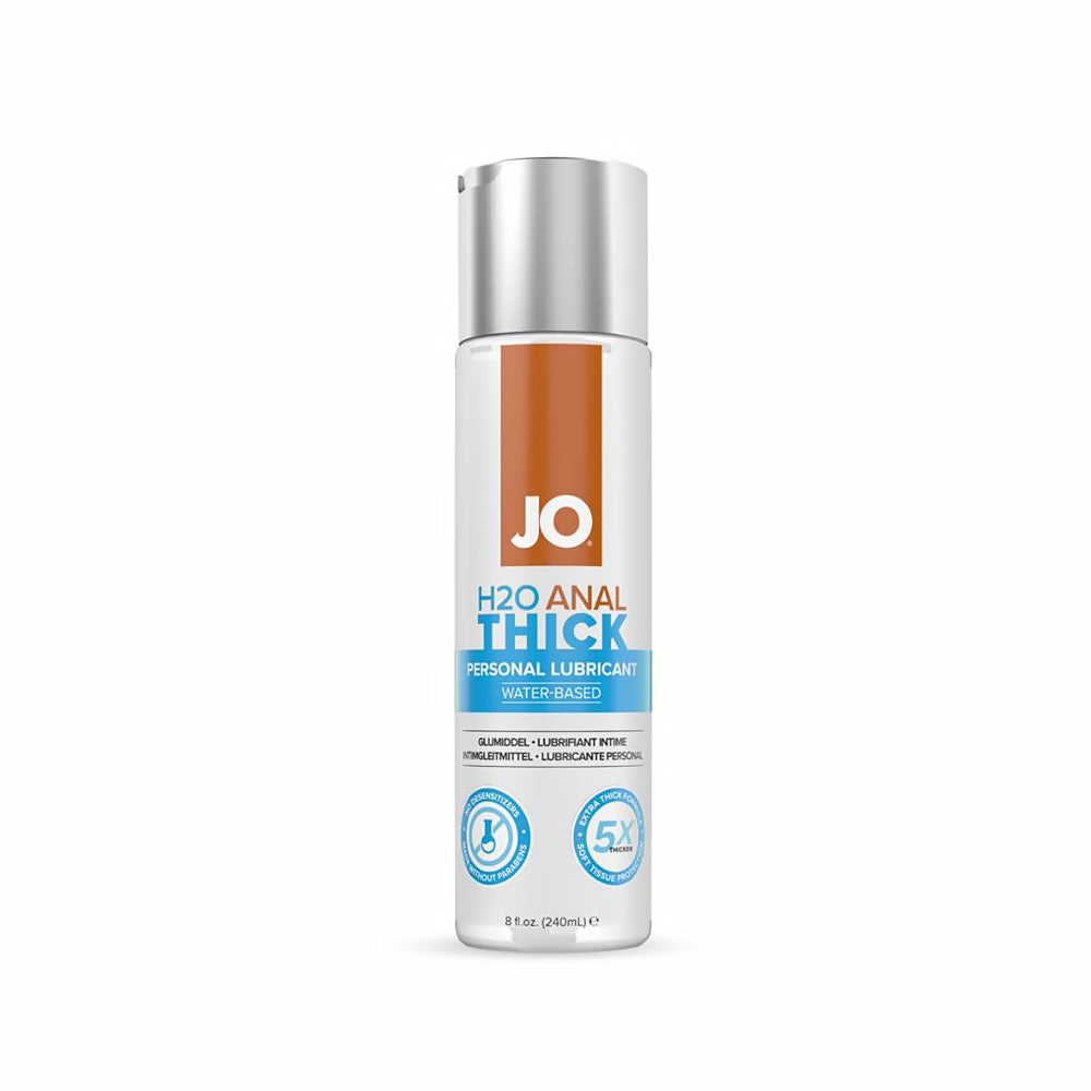 JO H2O ANAL THICK WATER-BASED LUBRICANT 8 OZ.