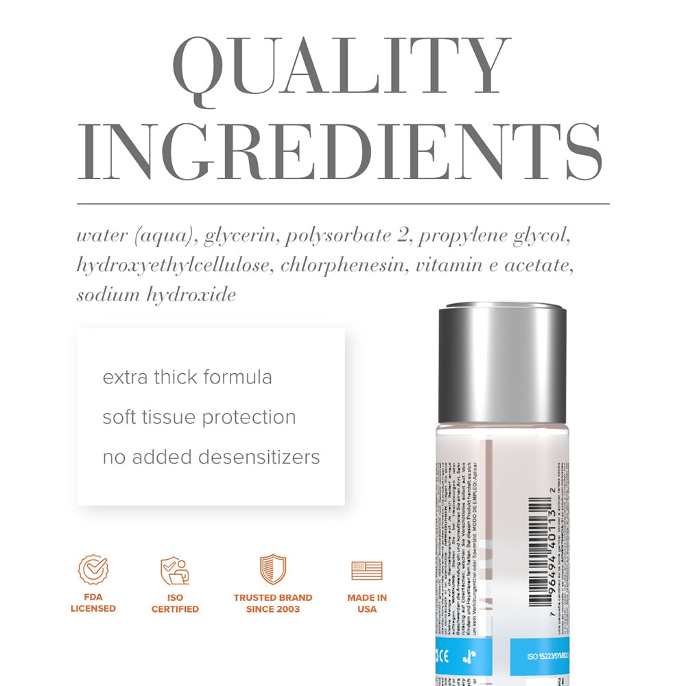 JO H2O ANAL THICK WATER-BASED LUBRICANT 8 OZ.