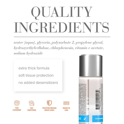 JO H2O ANAL THICK WATER-BASED LUBRICANT 8 OZ.