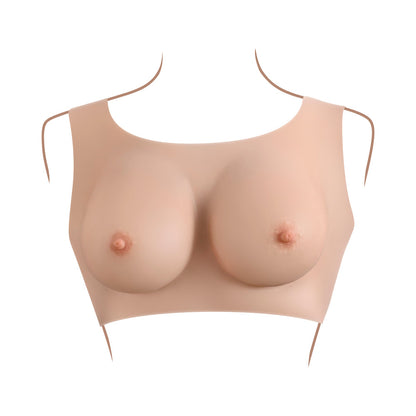GENDER X - UNDERGARMENTS PLATE C-CUP SILICONE LIGHT