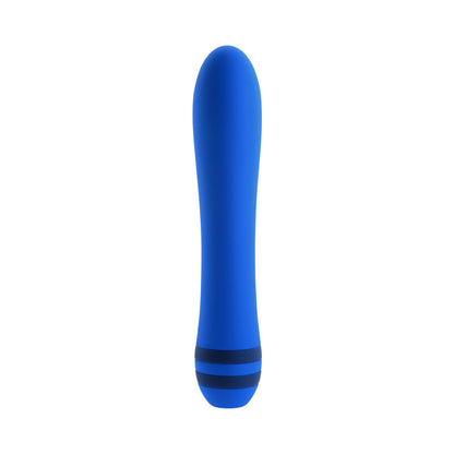 EVOLVED THE PLEASER RECHARGEABLE VIBRATOR SILICONE BLUE