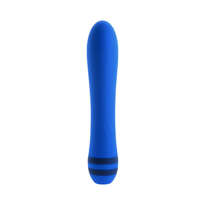 EVOLVED THE PLEASER RECHARGEABLE VIBRATOR SILICONE BLUE