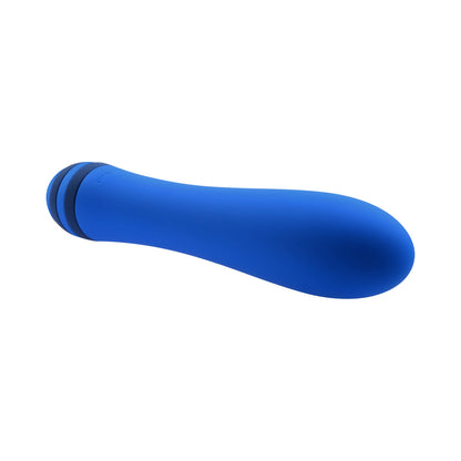 EVOLVED THE PLEASER RECHARGEABLE VIBRATOR SILICONE BLUE