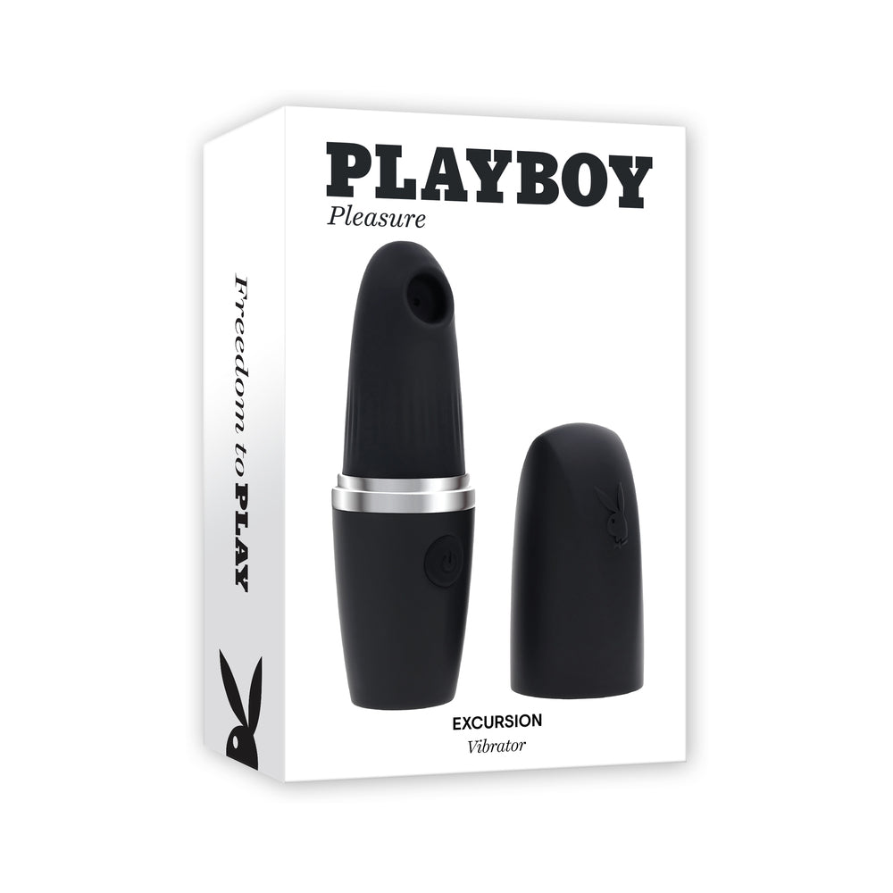 PLAYBOY - EXCURSIÓN VIBRADOR DE SUCCIÓN RECARGABLE DE SILICONA 2AM