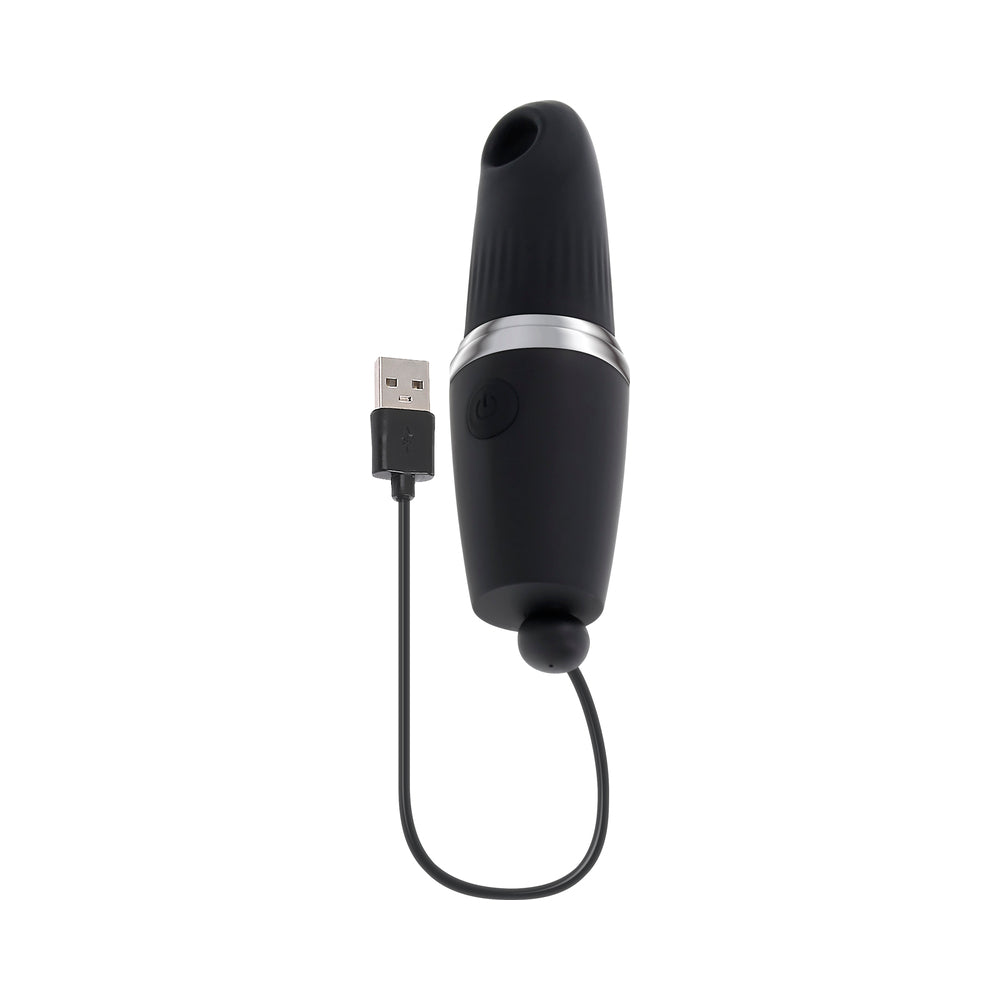 PLAYBOY - EXCURSIÓN VIBRADOR DE SUCCIÓN RECARGABLE DE SILICONA 2AM