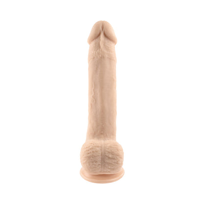 SELOPA NATURAL FEEL FLEXSKIN BENDABLE DILDO WITH MOVING MATERIAL 7 IN. LIGHT