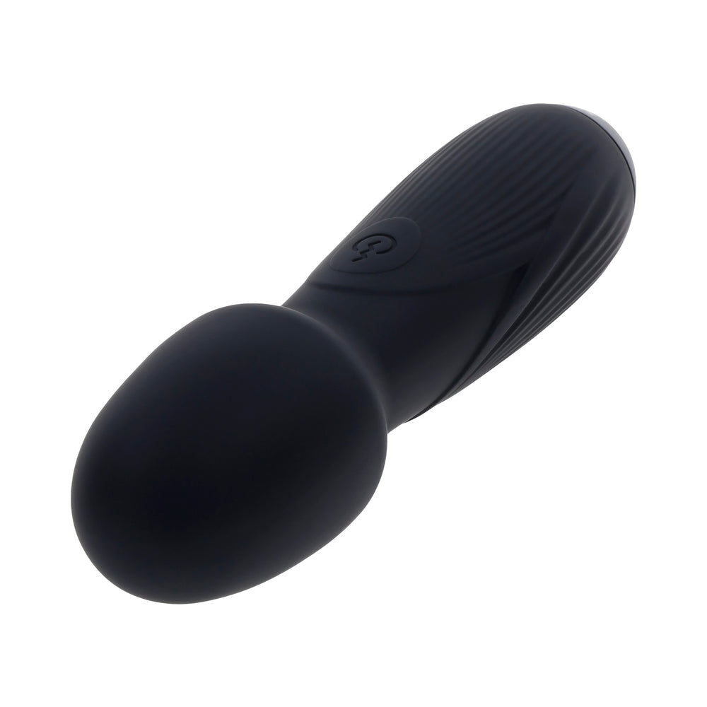 SELOPA POWER TRIP RECHARGEABLE VIBRATING WAND SILICONE BLACK