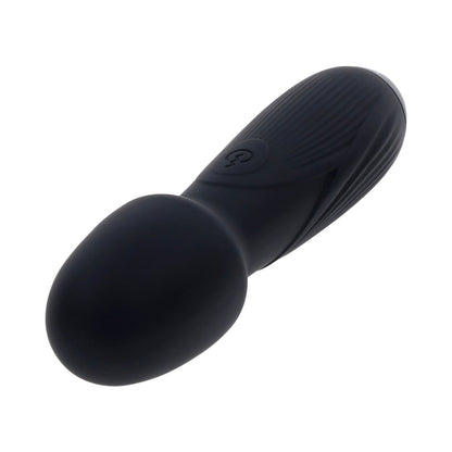 SELOPA - POWER TRIP RECHARGEABLE VIBRATING WAND SILICONE BLACK
