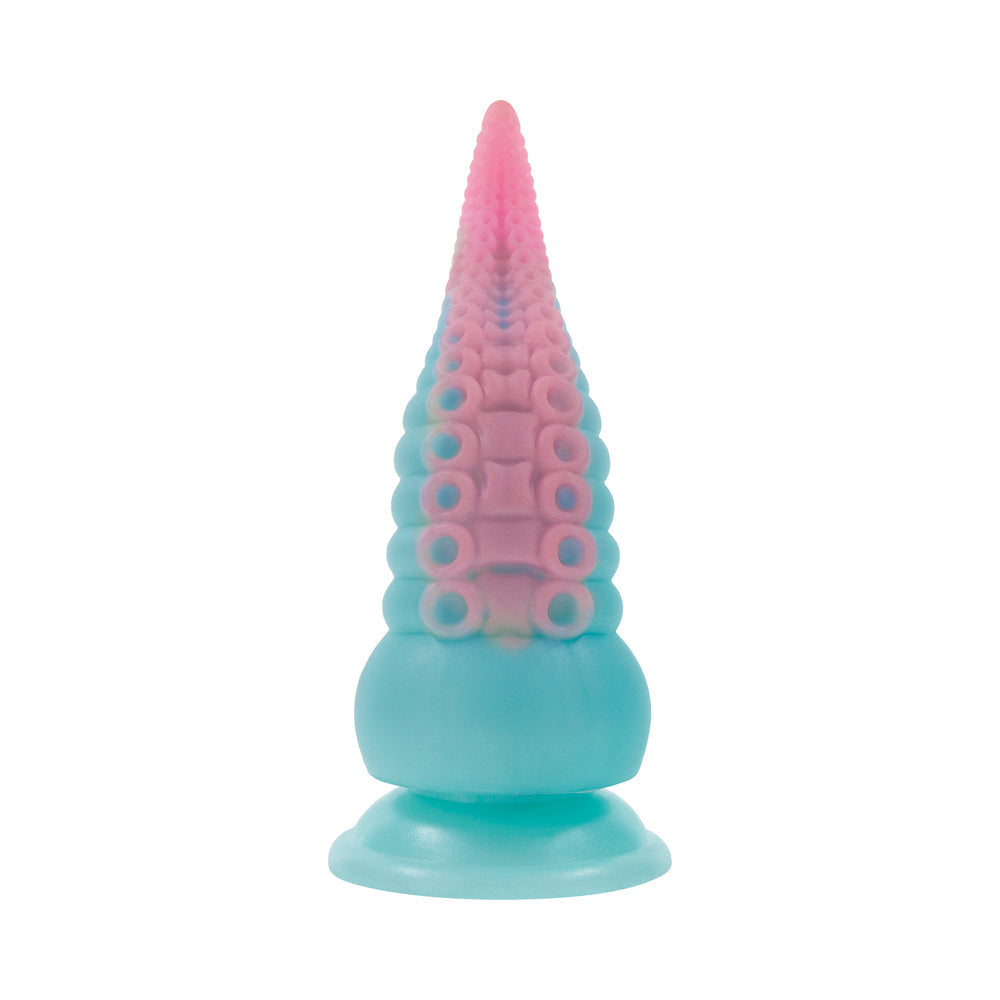 SELOPA - STUCK ON YOU RECHARGEABLE VIBRATING DILDO SILICONE MULTICOLOR