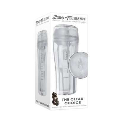 ZERO TOLERANCE THE CLEAR CHOICE STROKER TPE CLEAR