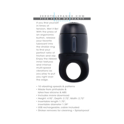 ZERO TOLERANCE WET IT BE