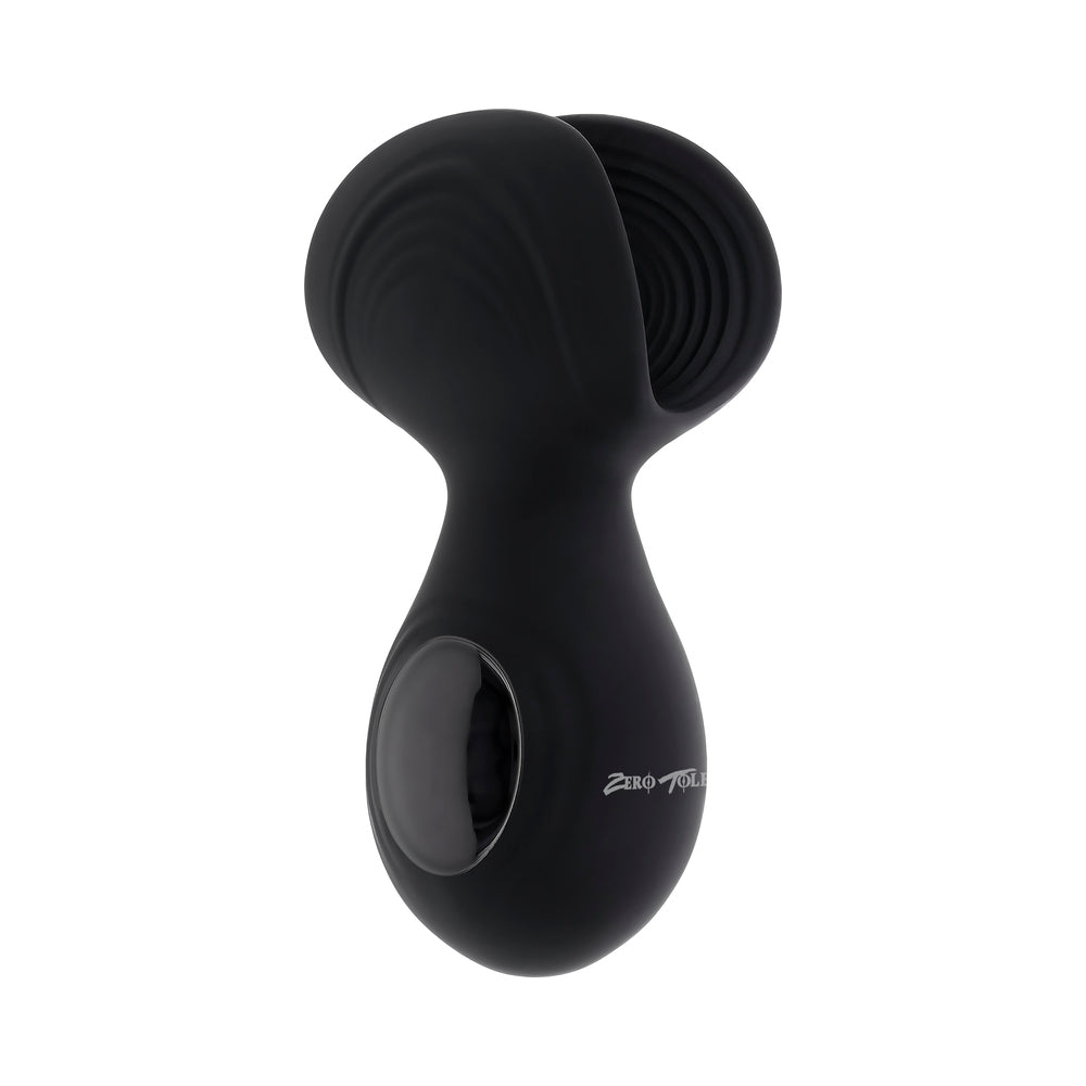 ZERO TOLERANCE HANDY HELPER RECHARGEABLE VIBRATING STROKER SILICONE BLACK