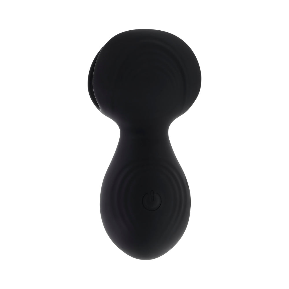 ZERO TOLERANCE HANDY HELPER RECHARGEABLE VIBRATING STROKER SILICONE BLACK