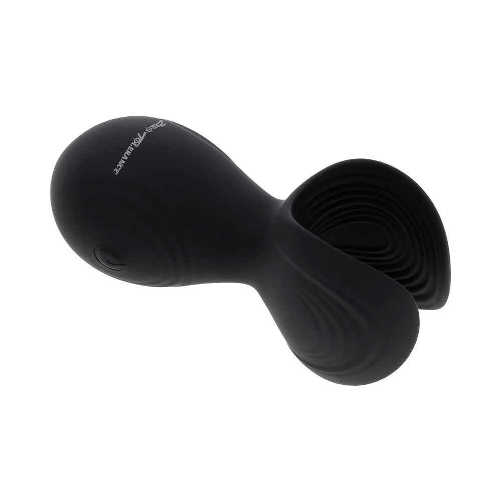 ZERO TOLERANCE HANDY HELPER RECHARGEABLE VIBRATING STROKER SILICONE BLACK