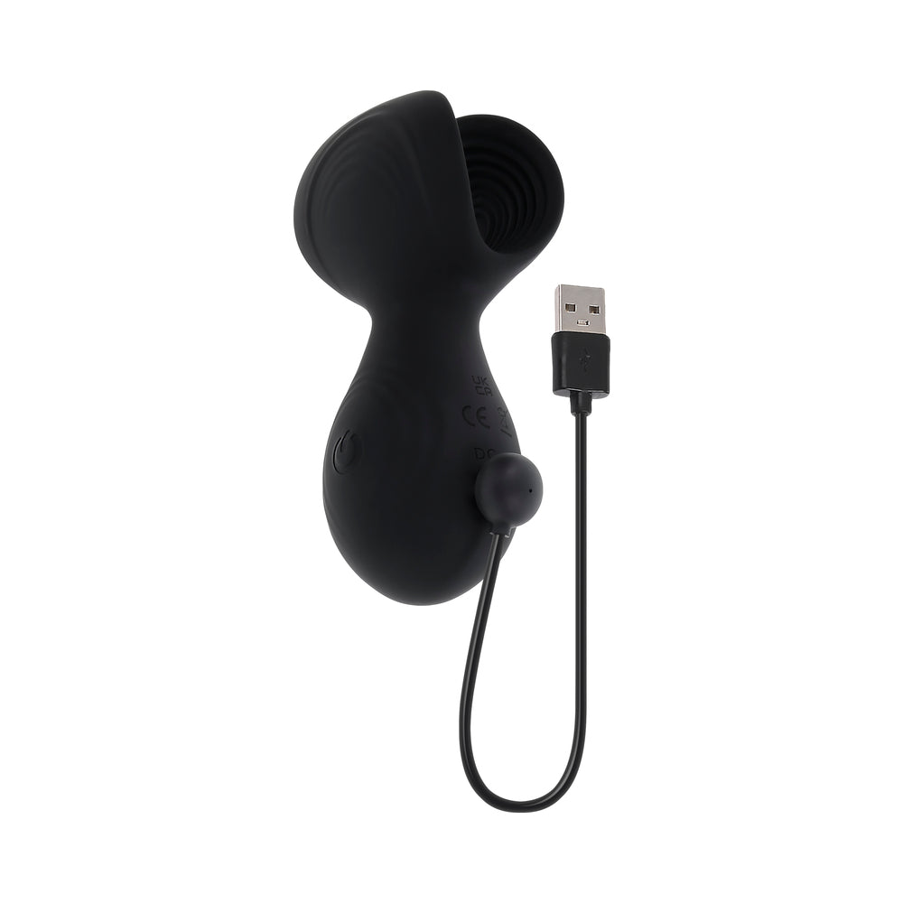 ZERO TOLERANCE HANDY HELPER RECHARGEABLE VIBRATING STROKER SILICONE BLACK