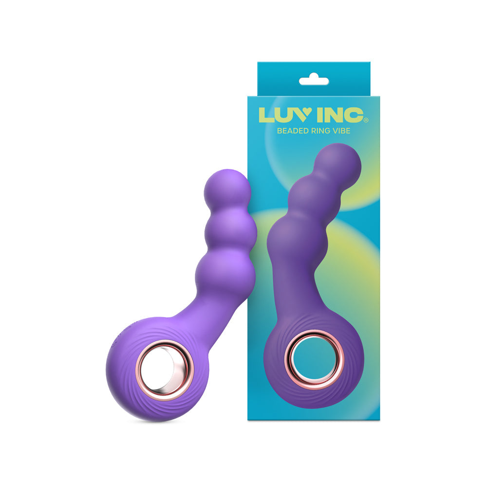 LUV INC BR15: BEADED RING VIBE PURPLE