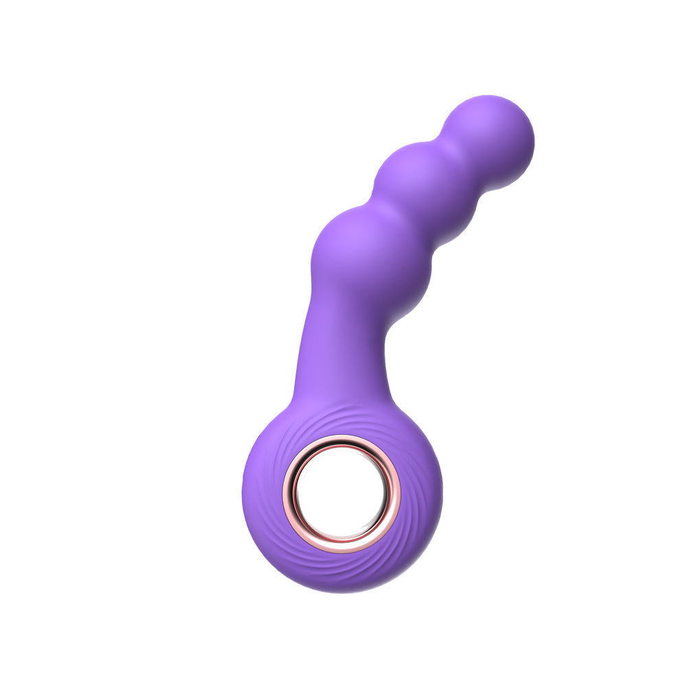 LUV INC BR15: BEADED RING VIBE PURPLE