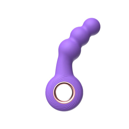 LUV INC BR15: BEADED RING VIBE PURPLE