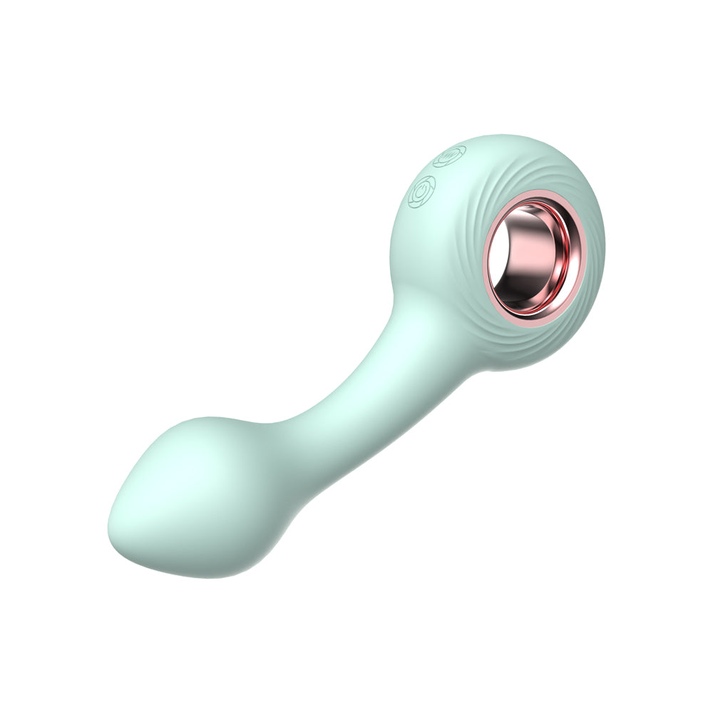 LUV INC PT16: POINTED TIP RING VIBE GREEN