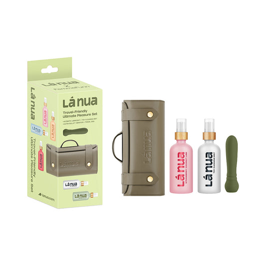 LA NUA GIFT BAG 2 ULTRA BULLET + 100ML MIST TOY CLEANER + 100ML STRAWBERRY COCONUT LUBE