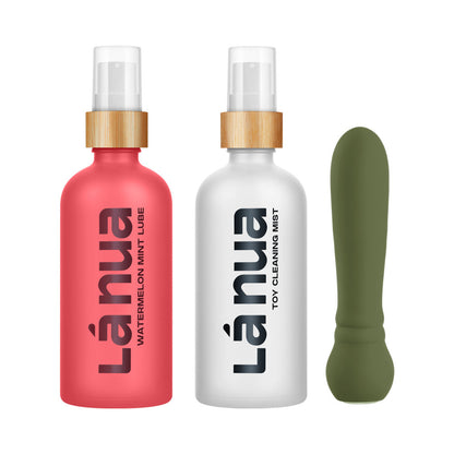 LA NUA GIFT BAG 3 ULTRA BULLET + 100ML MIST TOY CLEANER + 100ML WATERMELON MINT LUBE
