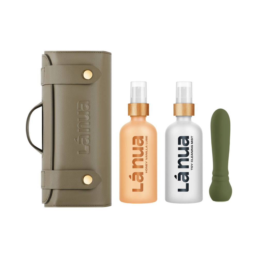 LA NUA GIFT BAG 4 ULTRA BULLET + 100ML MIST TOY CLEANER + 100ML HONEY VANILLA LUBE