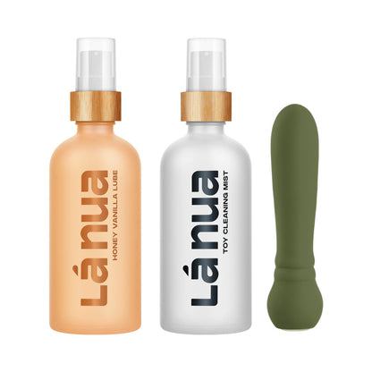LA NUA GIFT BAG 4 ULTRA BULLET + 100ML MIST TOY CLEANER + 100ML HONEY VANILLA LUBE
