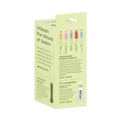 LA NUA GIFT BAG 5 ULTRA BULLET + 100ML MIST TOY CLEANER + 100ML CUCUMBER ALOE LUBE
