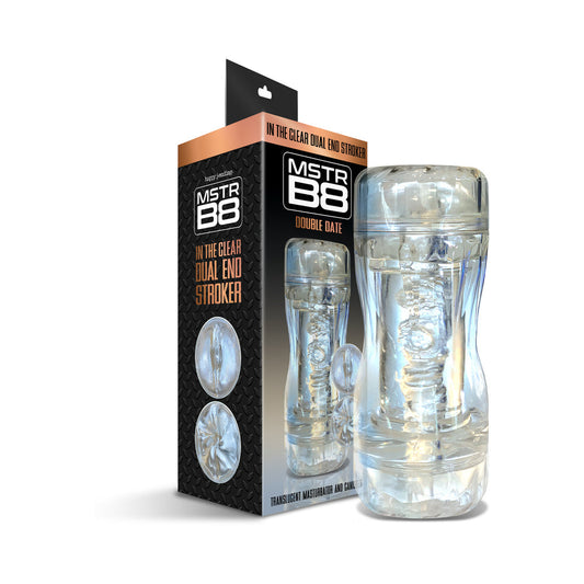 MSTR B8 IN THE CLEAR DOUBLE DATE DUAL END STROKER