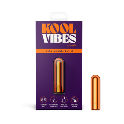 KOOL VIBES RECHARGEABLE MINI BULLET TANGERINE