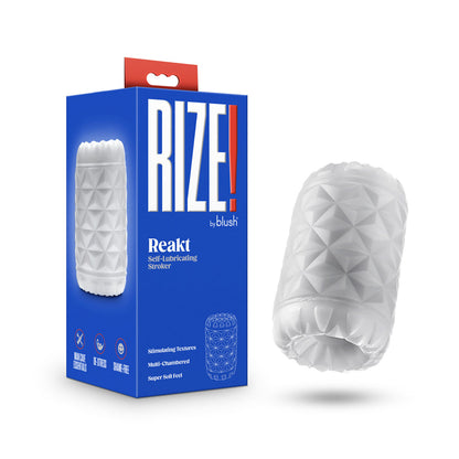 BLUSH - RIZE REAKT SELF-LUBRICATING STROKER WHITE