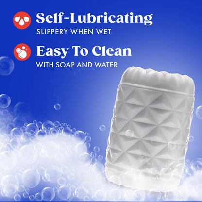 RIZE REAKT SELF-LUBRICATING STROKER WHITE