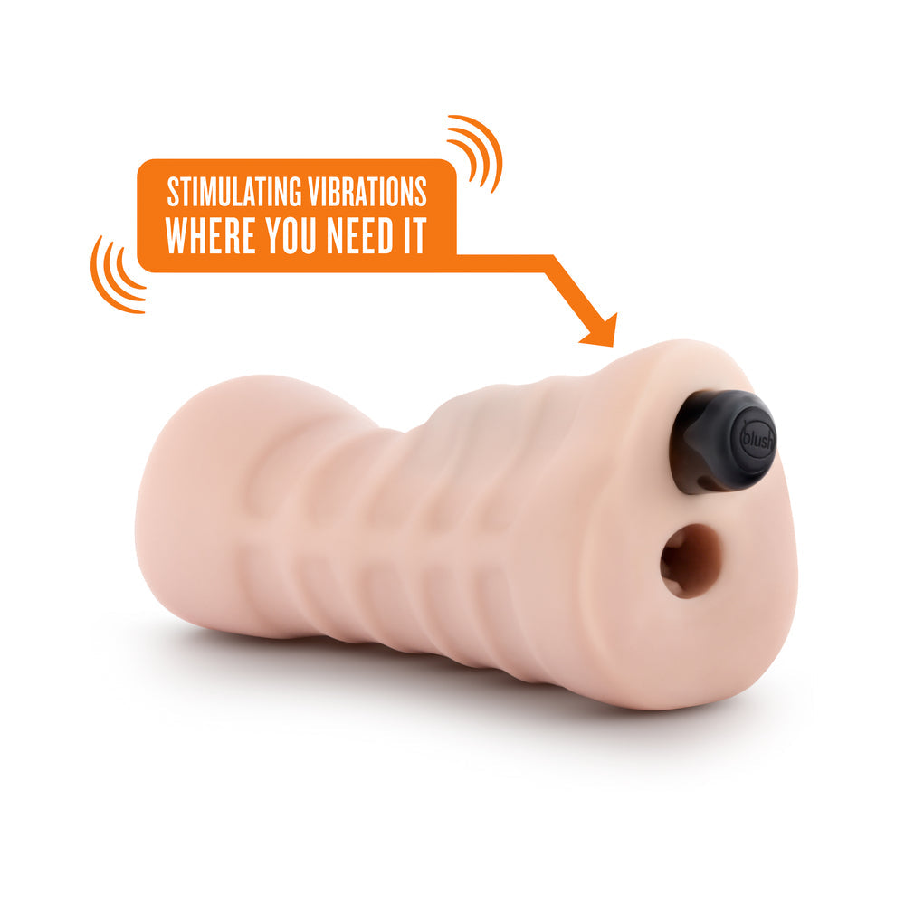 ENLUST NICOLE VIBRATING STROKER BEIGE