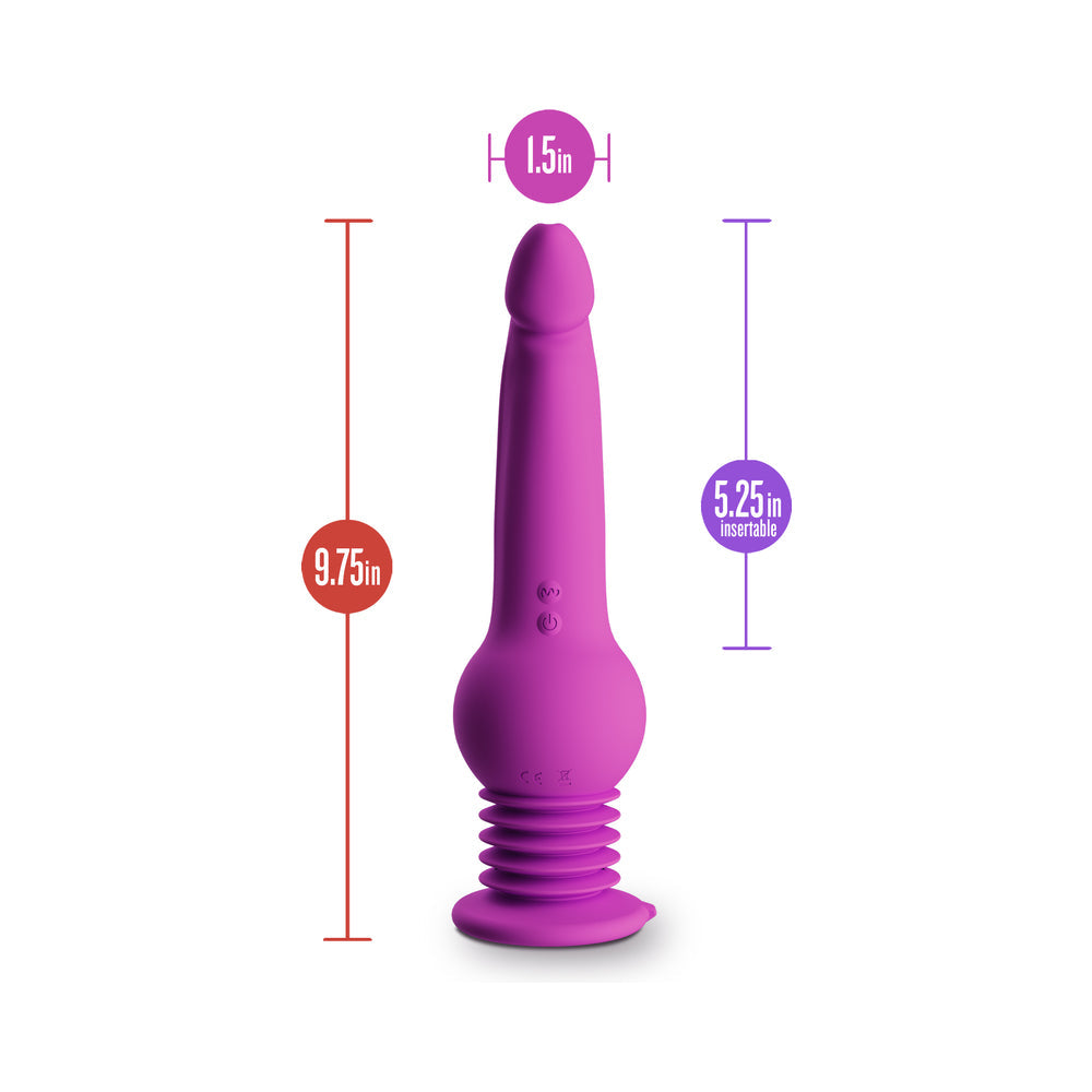 IMPRESSIONS NEW YORK GYROQUAKE DILDO PURPLE