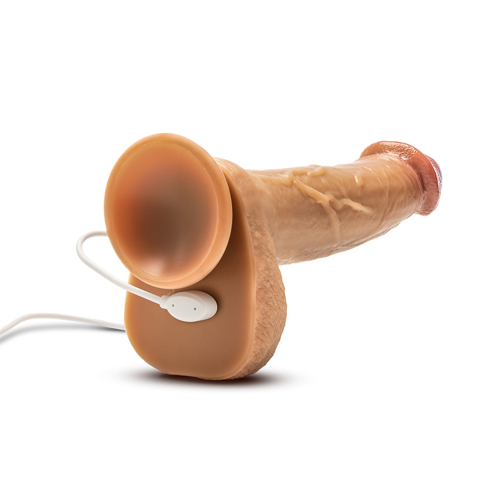 DR. SKIN SILICONE DR. PHILLIPS THRUSTING DILDO 8.5 IN. TAN
