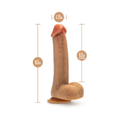 DR. SKIN SILICONE DR. PHILLIPS THRUSTING DILDO 8.5 IN. TAN