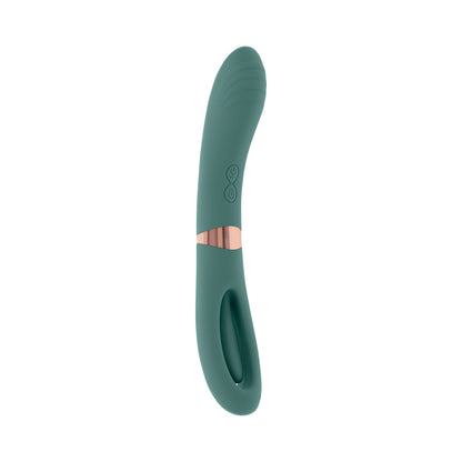 EVOLVED CHICK FLICK RECHARGEABLE VIBRATOR WITH FLICKER SILICONE MINT